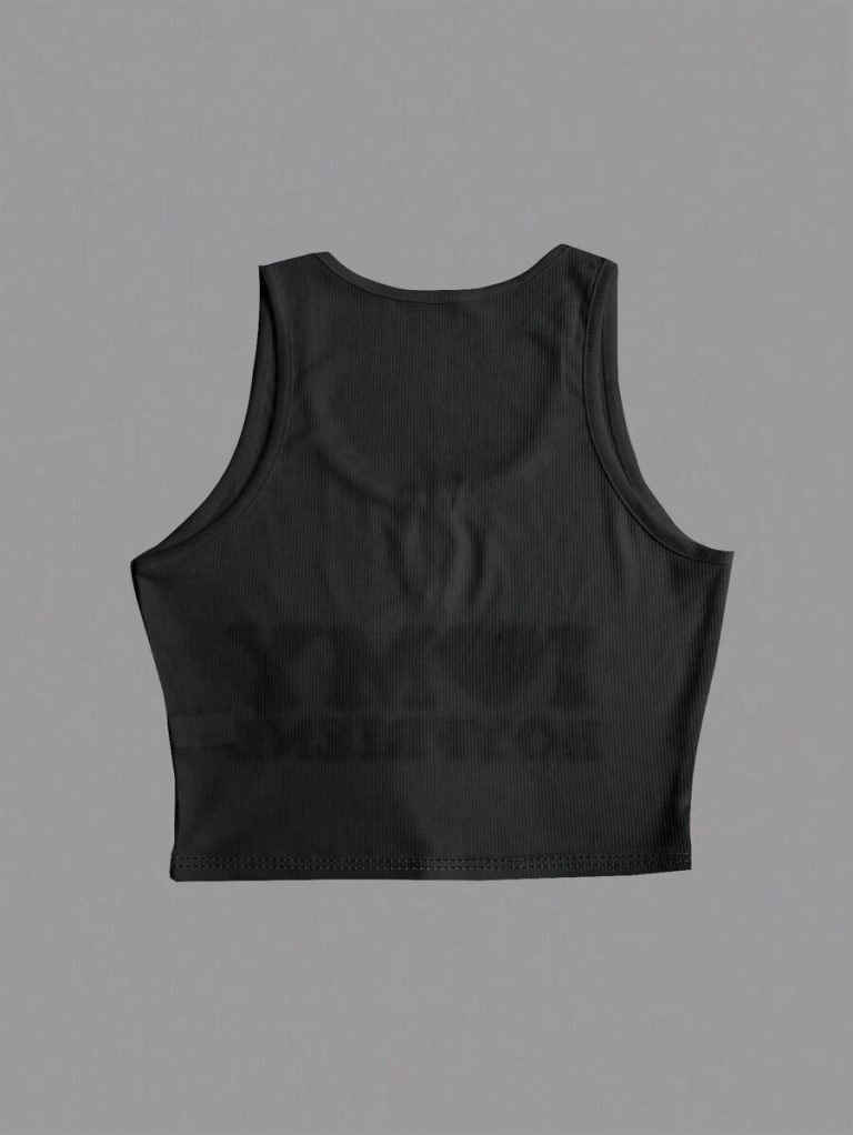 Women's Fashion Heart & Letter Print Slim Fit Camisole - Image 6