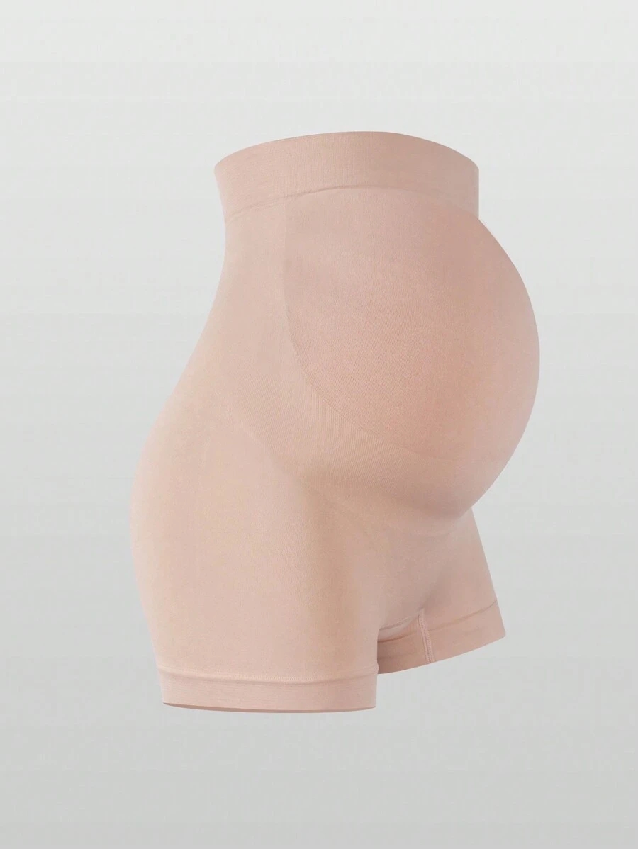 Maternity Belly Support Shorts High Waisted With Expandable Belly Panel Pregnancy Yoga Workout Activewear - Image 15