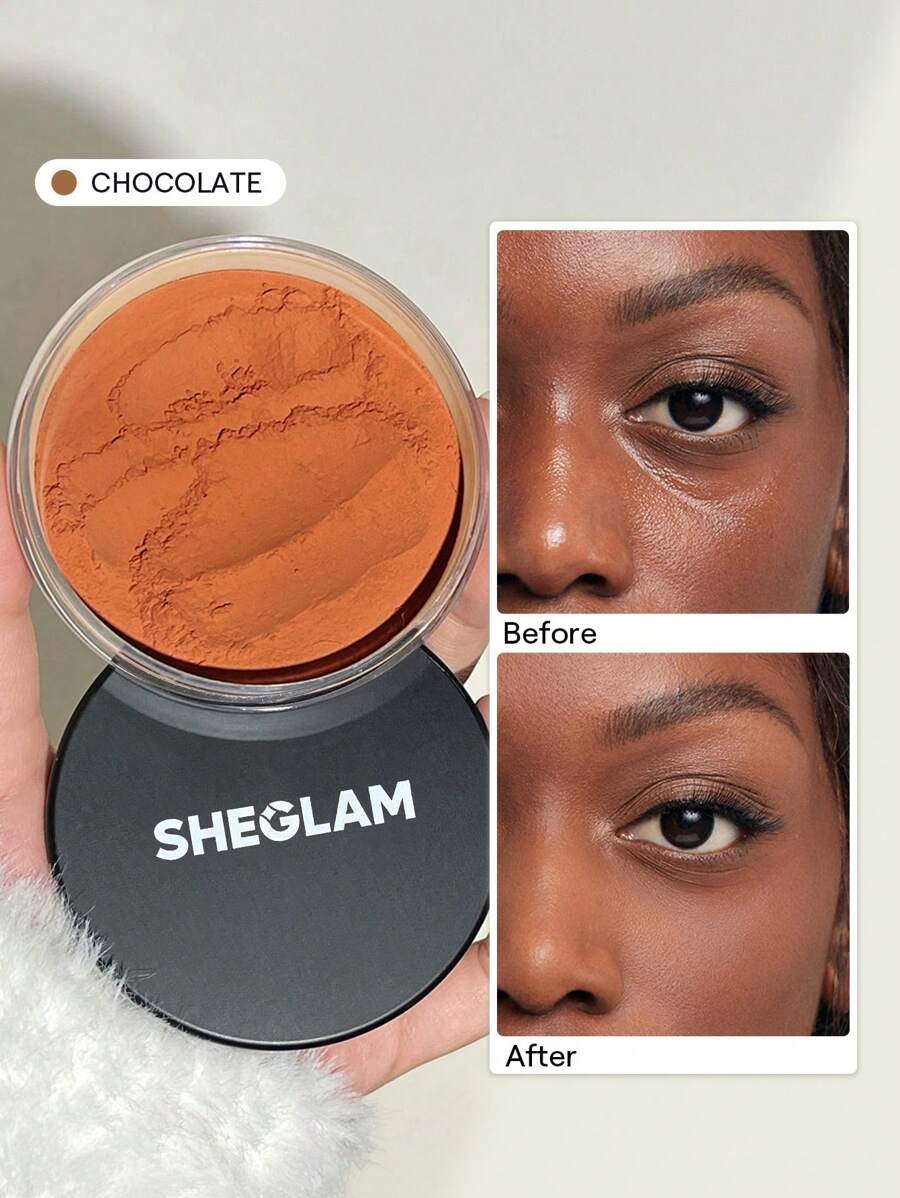 SHEGLAM Baked Glow Setting Powder-Light Brown Oil Control Loose Setting Powder Translucent Pore-Less Flawless Smooths Fine Lines Glowy Powder Brand Beauty Makeup Cosmetic For Women Girls Perfect For Fall Winter Ideal For Y2K Fancy Fashion Suitable For Birthday Present Halloween Party Ready Best Color - Image 45