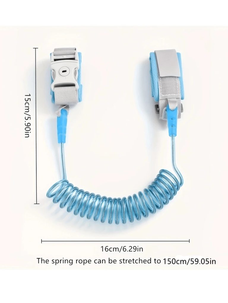 1pc Upgraded Anti-Lost Baby Leash Bracelet With Key Lock, Retractable Child Safety Wrist Link - Image 12