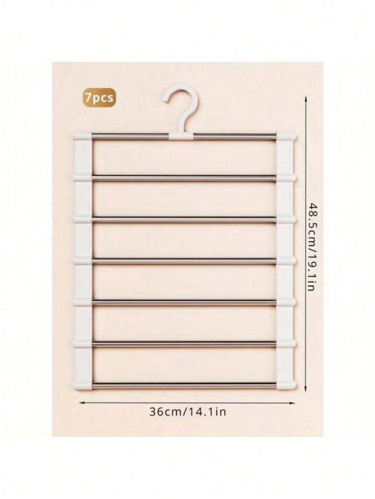 Multi-Layer Pants Hanger - Clothing Forms A Space-Saving, Non-Slip Wardrobe Organizer For Scarves, Jeans, Pants With Multi-Layer Shelves And A Sturdy Design(This Product Needs To Be Assembled By Itself. Installation Is Simple And Easy To Operate),Spring,Minimalist,Summer Tops - Image 10