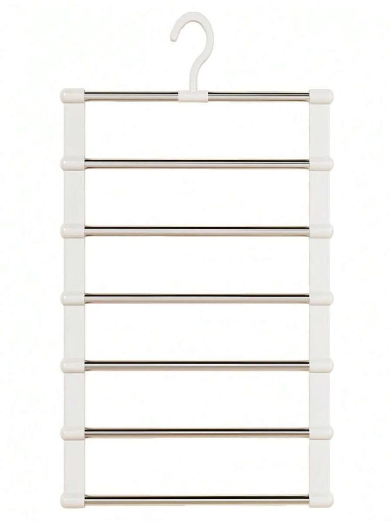 Multi-Layer Pants Hanger - Clothing Forms A Space-Saving, Non-Slip Wardrobe Organizer For Scarves, Jeans, Pants With Multi-Layer Shelves And A Sturdy Design(This Product Needs To Be Assembled By Itself. Installation Is Simple And Easy To Operate),Spring,Minimalist,Summer Tops - Image 11