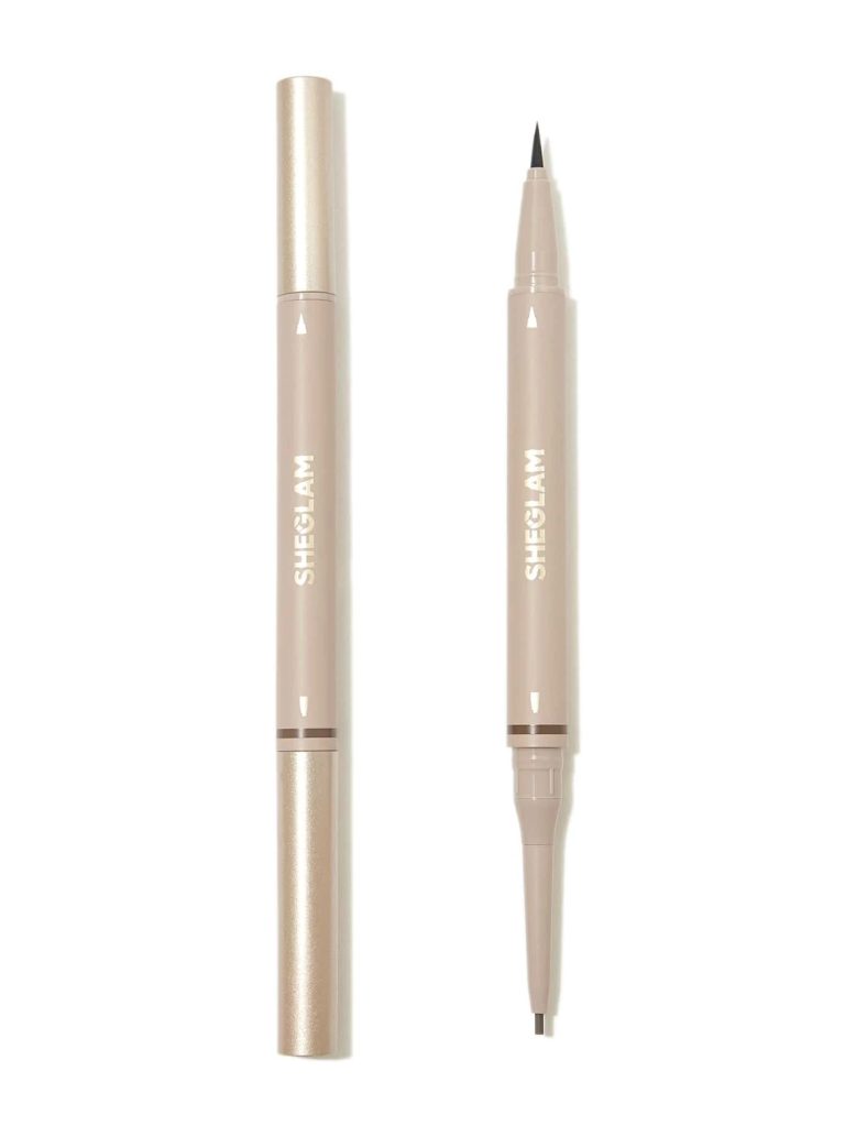 SHEGLAM Brows On Demand 2-In-1 Brow Pencil-Chocolate Waterproof Liquid Eyebrow Pen Sweat-Proof Anti-Oil Natural Brow Filling Outlining Eyebrow Cream Gel Makeup Brand Beauty Makeup Cosmetic For Women Girls Perfect For Fall Winter Ideal For Y2K Fancy Fashion Suitable For Birthday Present Halloween Party Ready Best Color - Image 6