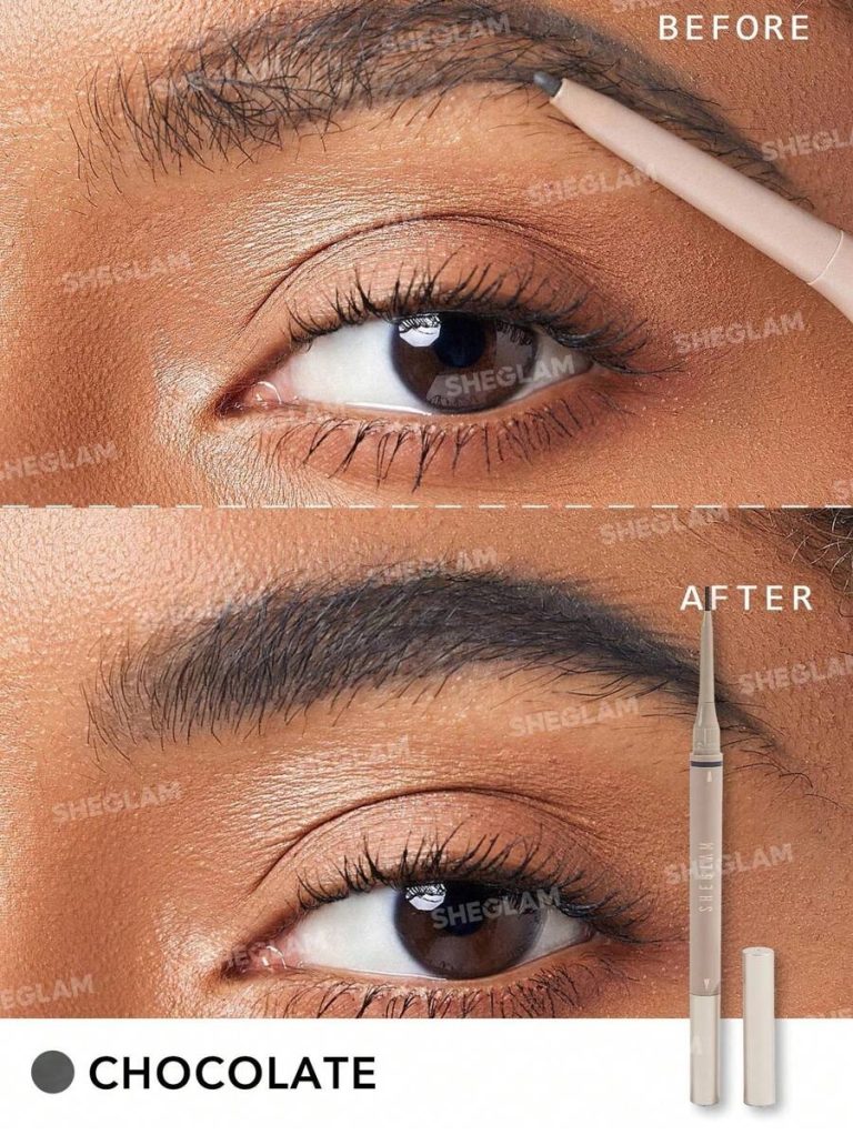 SHEGLAM Brows On Demand 2-In-1 Brow Pencil-Chocolate Waterproof Liquid Eyebrow Pen Sweat-Proof Anti-Oil Natural Brow Filling Outlining Eyebrow Cream Gel Makeup Brand Beauty Makeup Cosmetic For Women Girls Perfect For Fall Winter Ideal For Y2K Fancy Fashion Suitable For Birthday Present Halloween Party Ready Best Color - Image 18