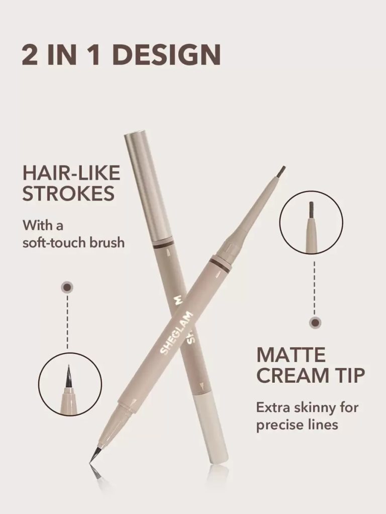 SHEGLAM Brows On Demand 2-In-1 Brow Pencil-Chocolate Waterproof Liquid Eyebrow Pen Sweat-Proof Anti-Oil Natural Brow Filling Outlining Eyebrow Cream Gel Makeup Brand Beauty Makeup Cosmetic For Women Girls Perfect For Fall Winter Ideal For Y2K Fancy Fashion Suitable For Birthday Present Halloween Party Ready Best Color - Image 19