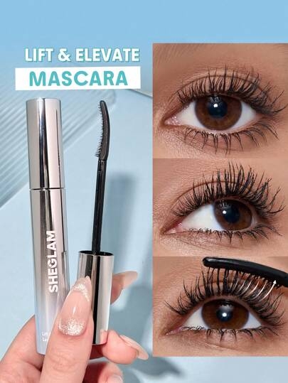SHEGLAM Lift & Elevate Lengthening Mascara Brand Beauty Makeup Cosmetic For Women Girls Perfect For Fall Winter Ideal For Y2K Fancy Fashion Suitable For Birthday Present Halloween Party Ready Best Color