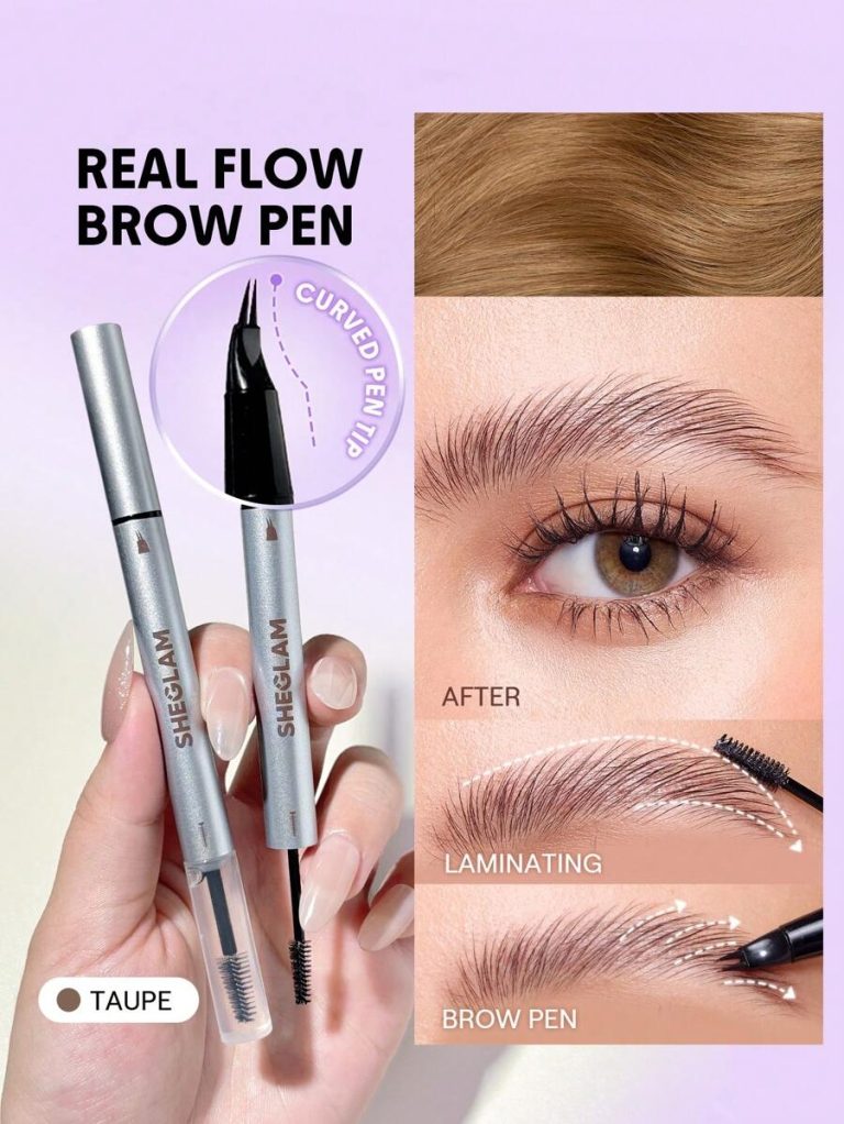 SHEGLAM Real Flow Laminating Brow Pen-Chocolate Brand Beauty Makeup Cosmetic For Women Girls Perfect For Fall Winter Ideal For Y2K Fancy Fashion Suitable For Birthday Present Halloween Party Ready Best Color - Image 8
