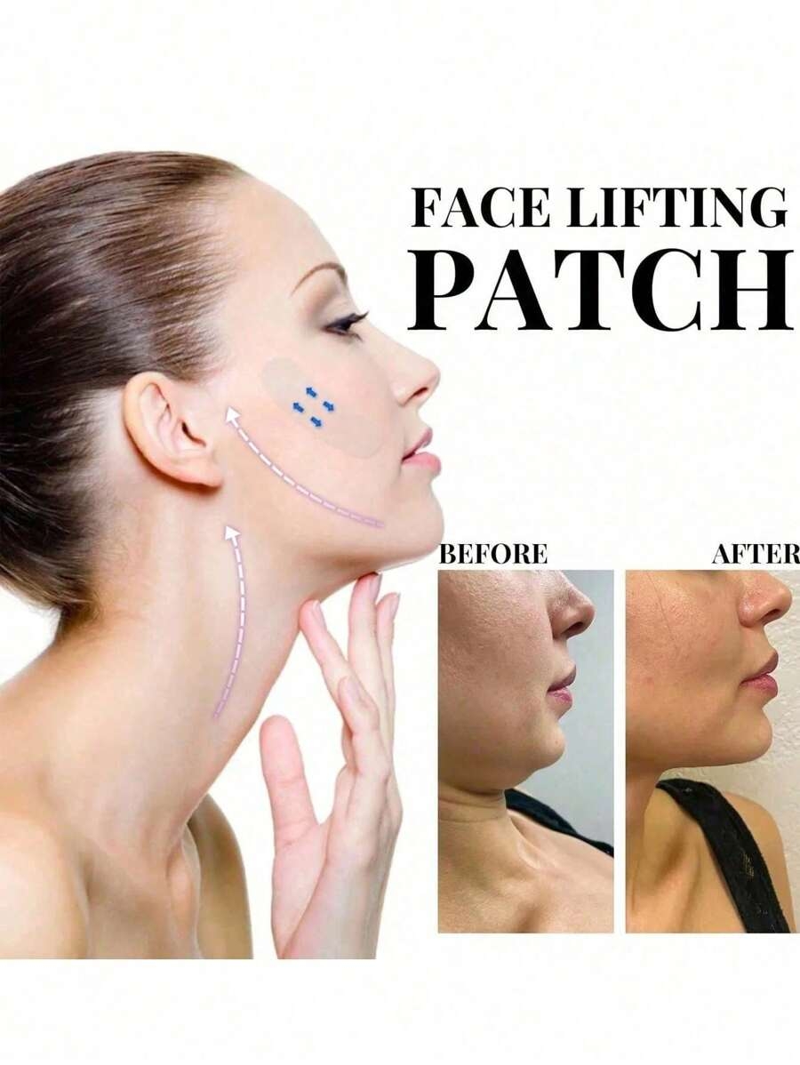 160pcs/120pcs/80pcs/40pcs Instant Lifting & Firming Facial Mask - Invisible Waterproof Peel-Off Mask For Double Chin, Neck & Face Slimming, Alcohol-Free, Suitable For All Skin Types, Unisex - Image 4