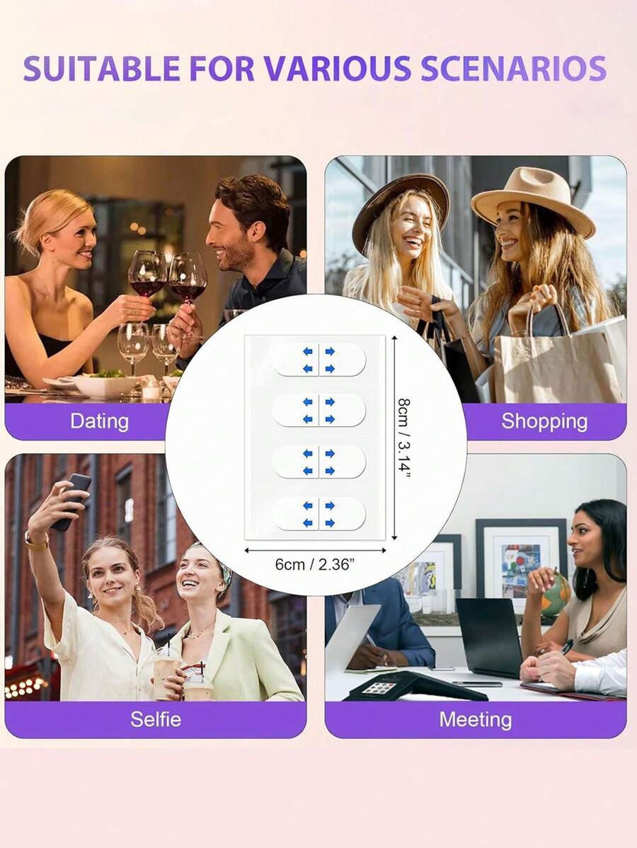 160pcs/120pcs/80pcs/40pcs Instant Lifting & Firming Facial Mask - Invisible Waterproof Peel-Off Mask For Double Chin, Neck & Face Slimming, Alcohol-Free, Suitable For All Skin Types, Unisex - Image 12