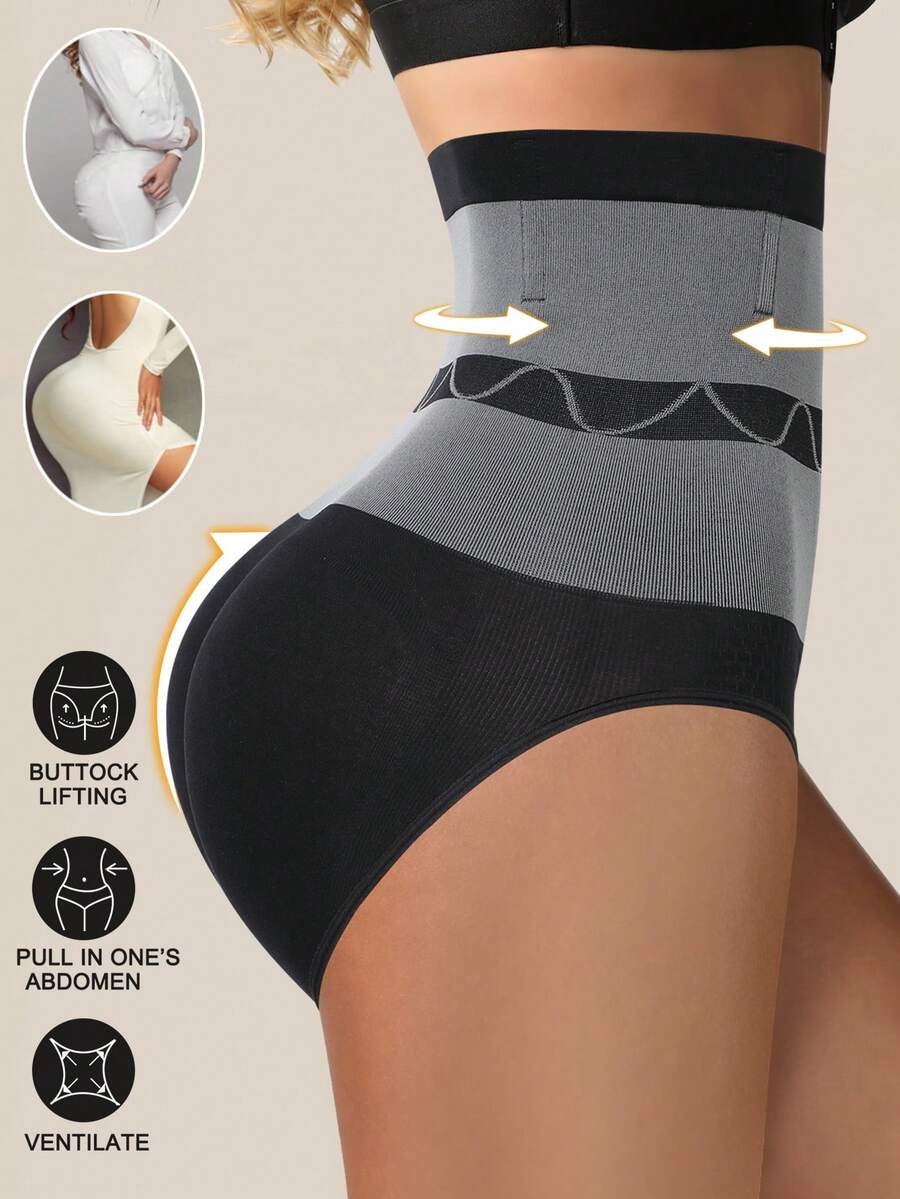1 Pc Seamless High Waist Shaping Panties Slimming Tummy Control Underwear Waist Trainer Body Shaper Shapewear For Women Underwear Women's Underwear Sheath Flat Belly Woman Lingerie Briefs Butt Lifter - Image 4