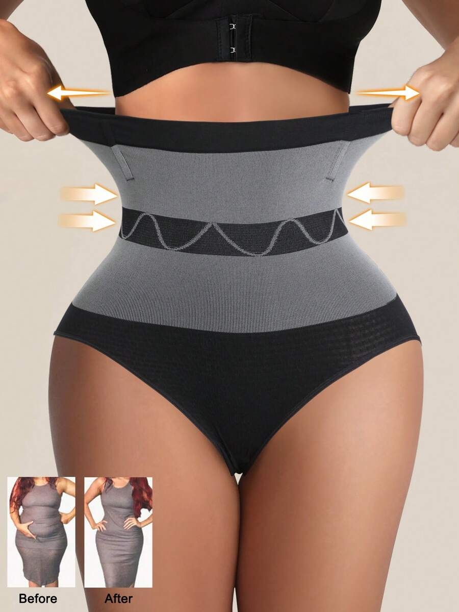 1 Pc Seamless High Waist Shaping Panties Slimming Tummy Control Underwear Waist Trainer Body Shaper Shapewear For Women Underwear Women's Underwear Sheath Flat Belly Woman Lingerie Briefs Butt Lifter - Image 7