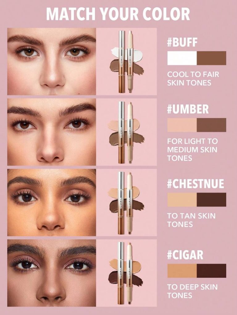 SHEGLAM Fine Line 2-In-1 Nose Contour & Highlight Pen-Umber 2-Color Contour Stick Non-Greasy Long Lasting Natural Highlighter Dual-Use Multi-Use Sculpt Smoothes Fine Lines Creamy Contour Brand Beauty Makeup Cosmetic For Women Girls Perfect For Fall Winter Ideal For Y2K Fancy Fashion Suitable For Birthday Present Halloween Party Ready Best Color - Image 18