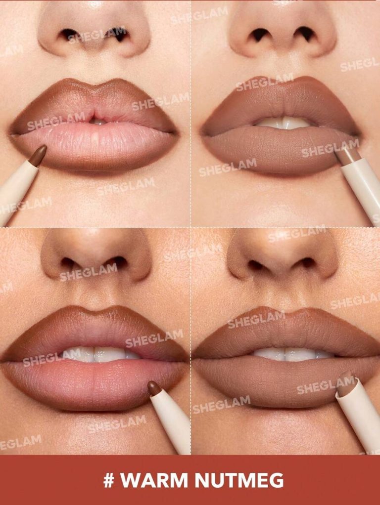 SHEGLAM Glam 101 Lipstick & Liner Duo-Deep Caramel 2-In-1 Matte Dual-Ended Lip Liner Lipstick Pencil Highly Pigmented Long Lasting Smooth Easy To Wear Lip Makeup Pink Brown Lip Liner Brand Beauty Makeup Cosmetic For Women Girls Perfect For Fall Winter Ideal For Y2K Fancy Fashion Suitable For Birthday Present Halloween Party Ready Best Color - Image 57