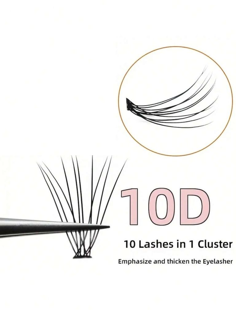 60pcs Cluster Lashes, 10D 8-12mm Mix C Curling Individual Lashes Extensions , Soft And Natural False Eyelashes DIY Lashes Extension,Natural Look Professional Makeup Tool 8-12mm DIY Lahseslash Clusters,Eyelash Clusters,Individual Eyelashes,Lashes,Fake Lashes - Image 4