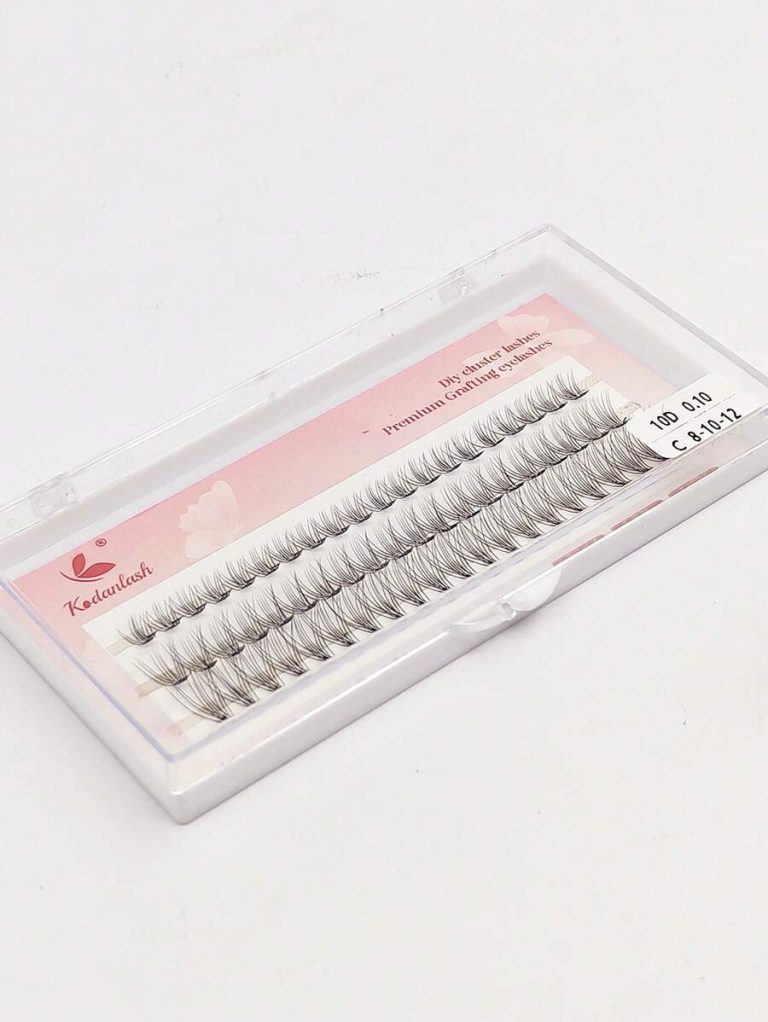 60pcs Cluster Lashes, 10D 8-12mm Mix C Curling Individual Lashes Extensions , Soft And Natural False Eyelashes DIY Lashes Extension,Natural Look Professional Makeup Tool 8-12mm DIY Lahseslash Clusters,Eyelash Clusters,Individual Eyelashes,Lashes,Fake Lashes - Image 9