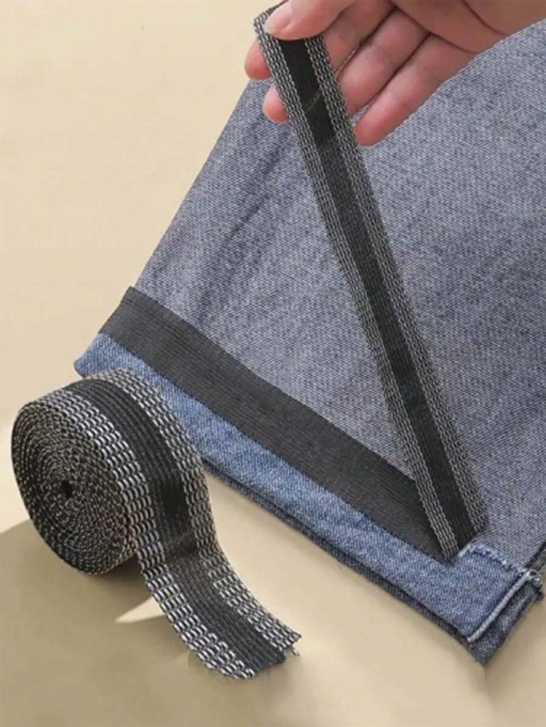 Pants Hem Tape - Self Adhesive No-Sew Pants Leg Shortening Hem Tape, Versatile Pants Hem Hem Extender - Image 3