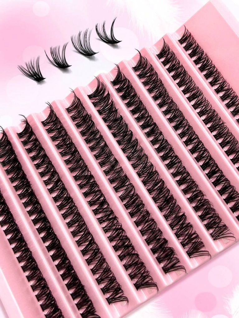 200PCS Dramatic C-Curl 8-16MM Mix DIY Lash Extension Kit Set DIY Bottom Lashes Eyelashes Book Big Volume Soft Individual Cluster Lashes Create A Fluffy Natural Wispy Y2k Butterfly Elements Pink Base Card Look At Home Long Lasting DIY Lashes Glue, DIY Glue Remover, DIY Lashes Tweezers (Bottom Lashes+100D) Lash Clusters Kit, Lashes, Eyelashes, Fake Lashes - Image 5