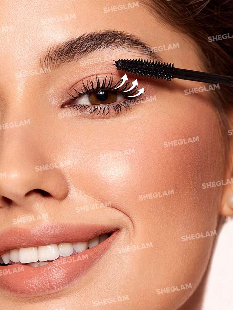 SHEGLAM Flutter Wink Volumizing Mascara Volumizing Lengthening Long-Lasting No Smudge Thick Lengthening Volume Big Eyes Mascara Brand Beauty Makeup Cosmetic For Women Girls Perfect For Fall Winter Ideal For Y2K Fancy Fashion Suitable For Birthday Present Halloween Party Ready Best Color - Image 9