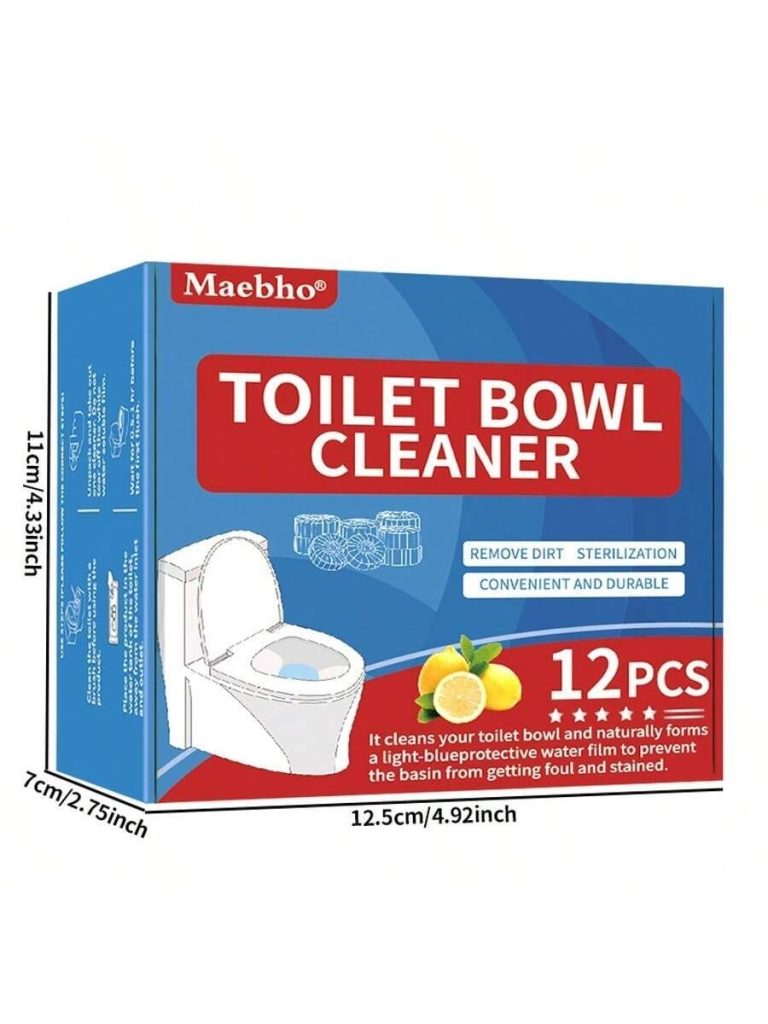 12Pcs Automatic Toilet Cleaner Tablets - Low Odor, Fresh, Perfect For Plastic Surfaces, Easy To Use, Suitable For Home Hygiene, Powerful Toilet Cleaner, Suitable For Tough Stains, Long-Lasting Deodorizer - Image 4