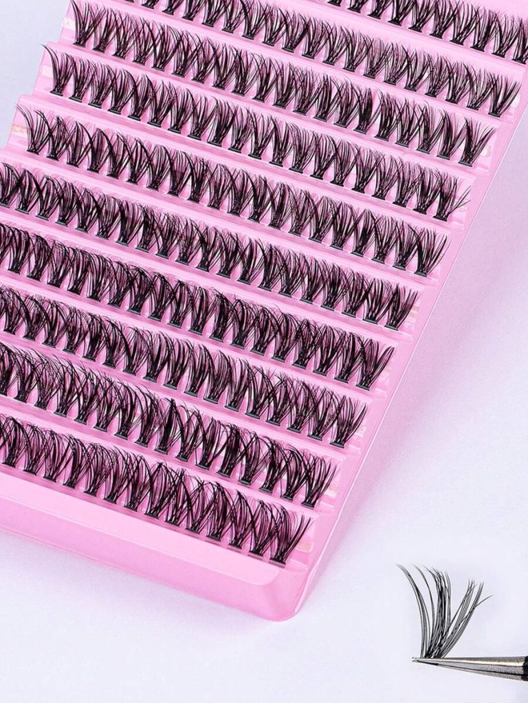 DIY Eyelash Extension Kit 200pcs Individual Lashes Cluster D Curl, 8-16mm Mix Lash Clusters With Lash Bond And Seal And Lash Applicator Tool For Self Application At Home (30D-0.07D-8-16MIX KIT) Lash Clusters Kit,Lashes,Eyelashes,Fake Lashes - Image 6