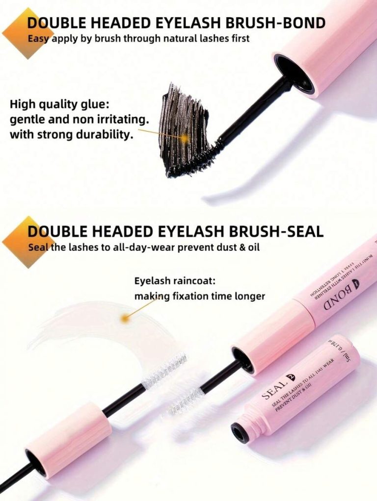 DIY Eyelash Extension Kit 200pcs Individual Lashes Cluster D Curl, 8-16mm Mix Lash Clusters With Lash Bond And Seal And Lash Applicator Tool For Self Application At Home (30D-0.07D-8-16MIX KIT) Lash Clusters Kit,Lashes,Eyelashes,Fake Lashes - Image 8