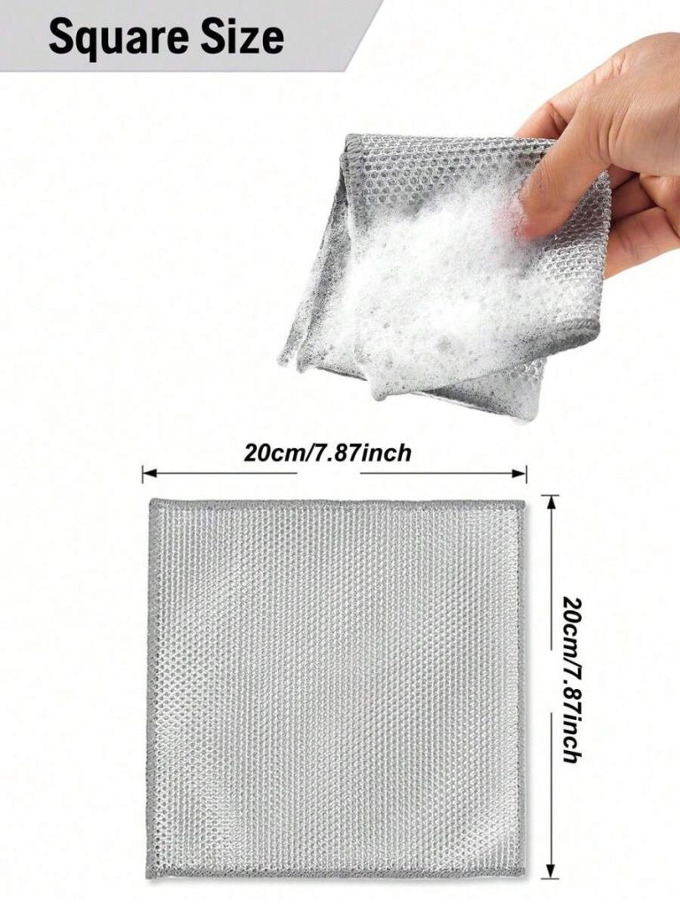 30pcs Magic Cleaning Cloth Thickened Double -Sided Metal Steel Wire Rags Kitchen Dish Pot Washdishing Cloths Towel Clean Tools - Image 8