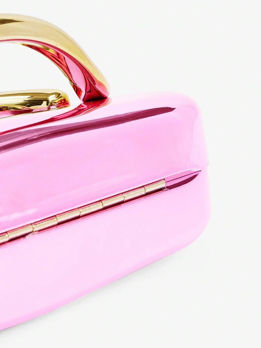 SHEIN BAE Women's Fashionable Metallic Effect Evening Party Clutch Bag, Perfectly Matching With Bridal Party, Party Bags,Perfect For Party Wedding Prom Dinner/Banquet Matching With Holiday Party Dress Evening Dress & Sequin Dress - Image 62