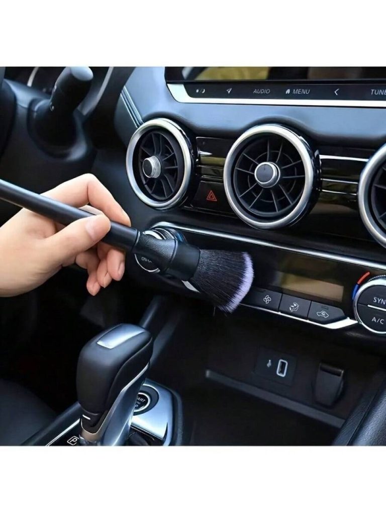 1pc Premium Car Interior Detailing Brush – Ultra-Soft Bristles For Dash, Air Vents, Leather & Console Cleaning – Perfect For Dusting, Crumb Removal & Delicate Surfaces – Essential Auto Cleaning Tool For Professional Detailers & Car Enthusiasts – Achieves Spotless Interior Without Scratches Or Lint. - Image 7