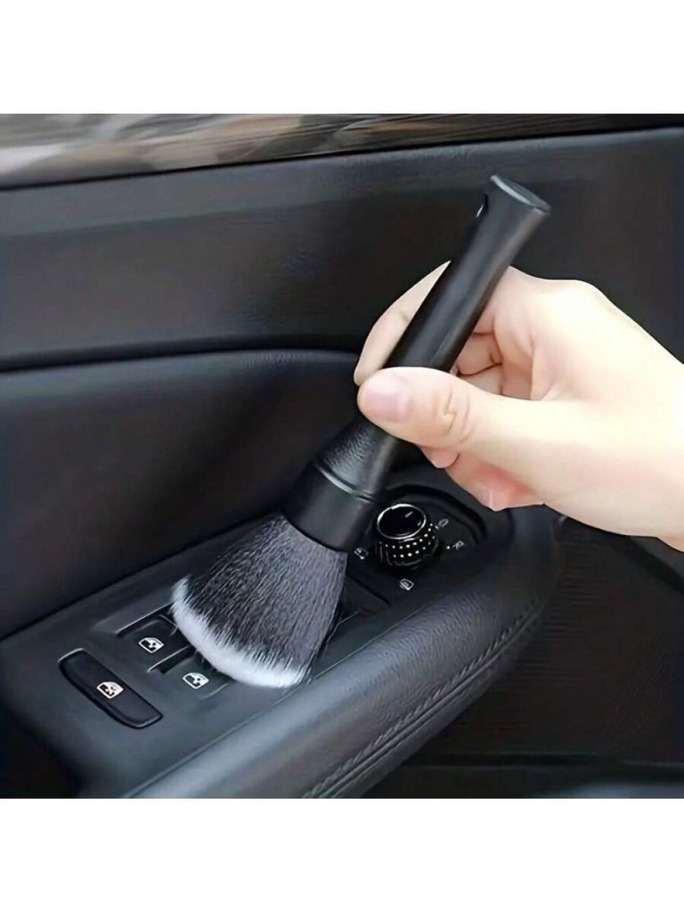 1pc Premium Car Interior Detailing Brush – Ultra-Soft Bristles For Dash, Air Vents, Leather & Console Cleaning – Perfect For Dusting, Crumb Removal & Delicate Surfaces – Essential Auto Cleaning Tool For Professional Detailers & Car Enthusiasts – Achieves Spotless Interior Without Scratches Or Lint. - Image 9