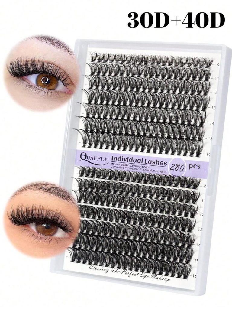 Lash Extension Kit Lash Clusters Kit Thick Eyelash Clusters D Curl Wispy Individual Lashes Cluster Eyelash Extensions False Eyelashes DIY Lash Extension Kit (9-16MIX Thick KIT) Lash Clusters Kit, Lashes, Eyelashes, Fake Lashes - Image 10