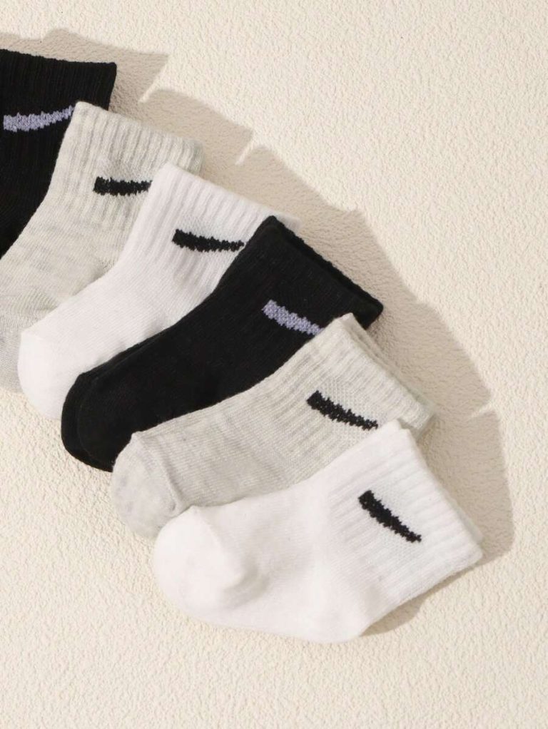 10 Pairs/Set Baby Boys' Random Candy Color Casual Elastic Mid-Calf Socks For Summer - Image 13