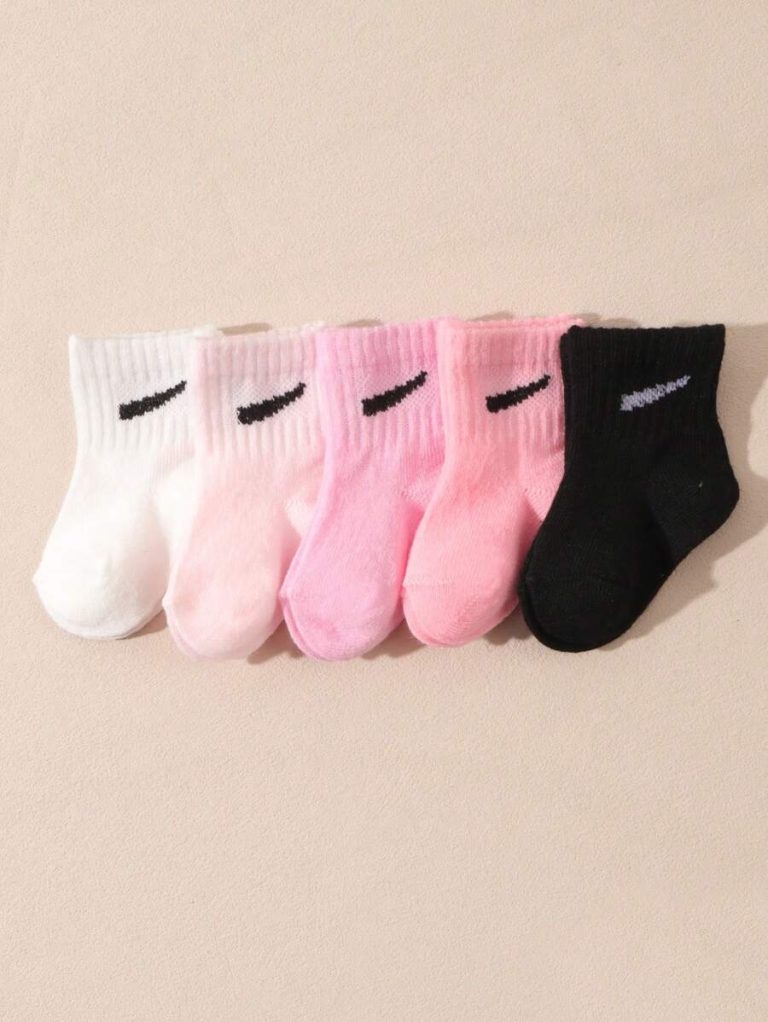 10 Pairs/Set Baby Boys' Random Candy Color Casual Elastic Mid-Calf Socks For Summer - Image 16