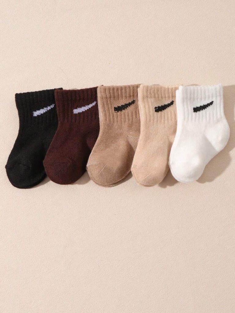 10 Pairs/Set Baby Boys' Random Candy Color Casual Elastic Mid-Calf Socks For Summer - Image 19