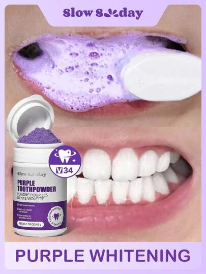 SlowSunday Purple Toothpowder