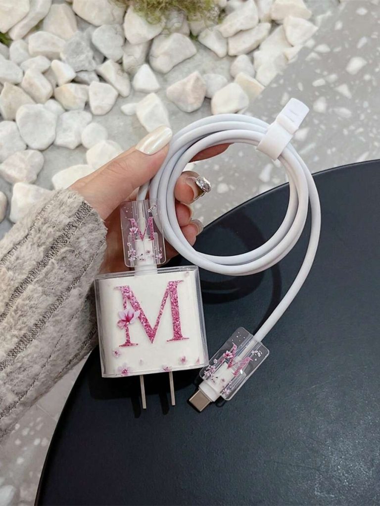 3pcs Set Charging Cable Protector Case, 26 Alphabet Letter Pattern A/B/C/D/E/F/G/H/Y/J/K/L/M/N/O/P/Q/R/S/T/U/V/W/S/Y/Z, Suitable For 20W UK Apple Fast Charger Adapter Charger Protector Charger Case Phone Accessories - Image 4