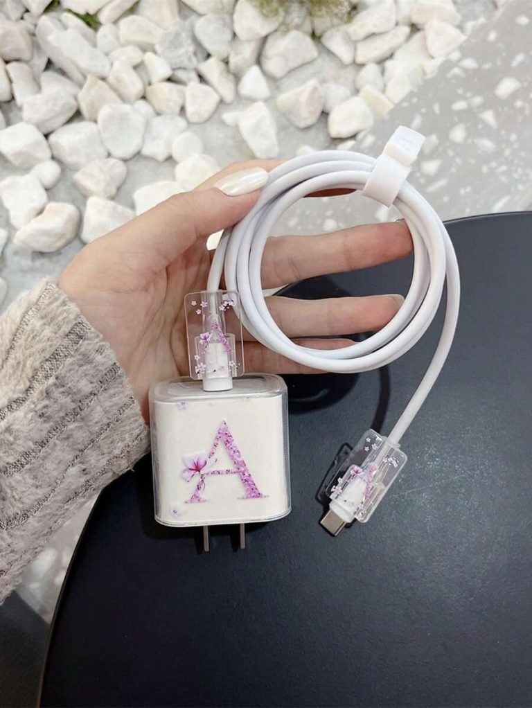 3pcs Set Charging Cable Protector Case, 26 Alphabet Letter Pattern A/B/C/D/E/F/G/H/Y/J/K/L/M/N/O/P/Q/R/S/T/U/V/W/S/Y/Z, Suitable For 20W UK Apple Fast Charger Adapter Charger Protector Charger Case Phone Accessories - Image 5