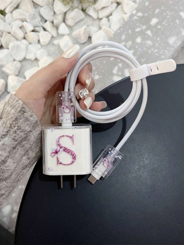 3pcs Set Charging Cable Protector Case, 26 Alphabet Letter Pattern A/B/C/D/E/F/G/H/Y/J/K/L/M/N/O/P/Q/R/S/T/U/V/W/S/Y/Z, Suitable For 20W UK Apple Fast Charger Adapter Charger Protector Charger Case Phone Accessories - Image 6