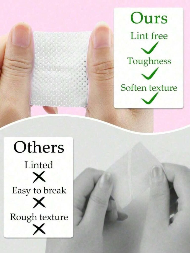 1000/400pcs Gel Nail Polish Remover Wipes Cleaner Nail Remover Lint Free Wipes Cleaner Paper Pad Wholesale Makeup Tools, Cleaner, Nail Art, Nail Polish Remover, Lint Free Wipes, Cleaner, Paper Pad - Image 9