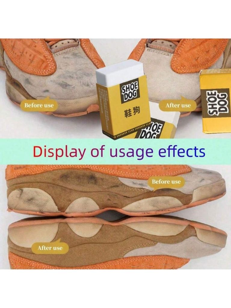 1pc/2pcs Suede Rubber Eraser For Shoe Cleaning, Patent Leather Or Mesh Sneakers Stain Removal, Dry Cleaning - Image 3