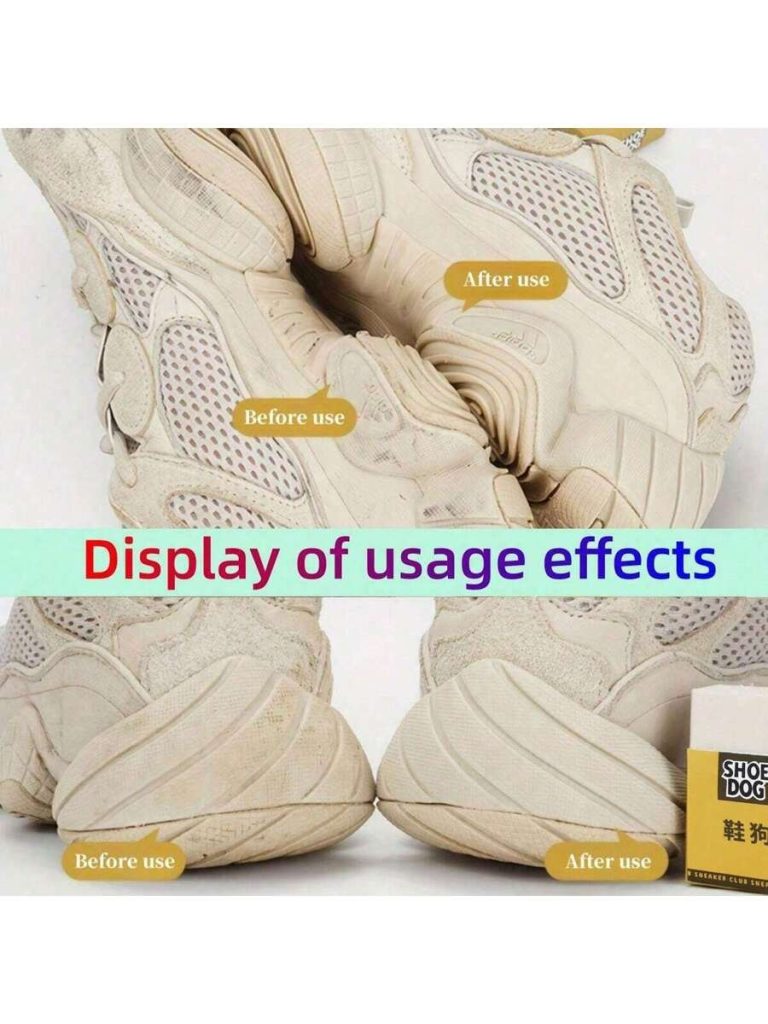 1pc/2pcs Suede Rubber Eraser For Shoe Cleaning, Patent Leather Or Mesh Sneakers Stain Removal, Dry Cleaning - Image 5