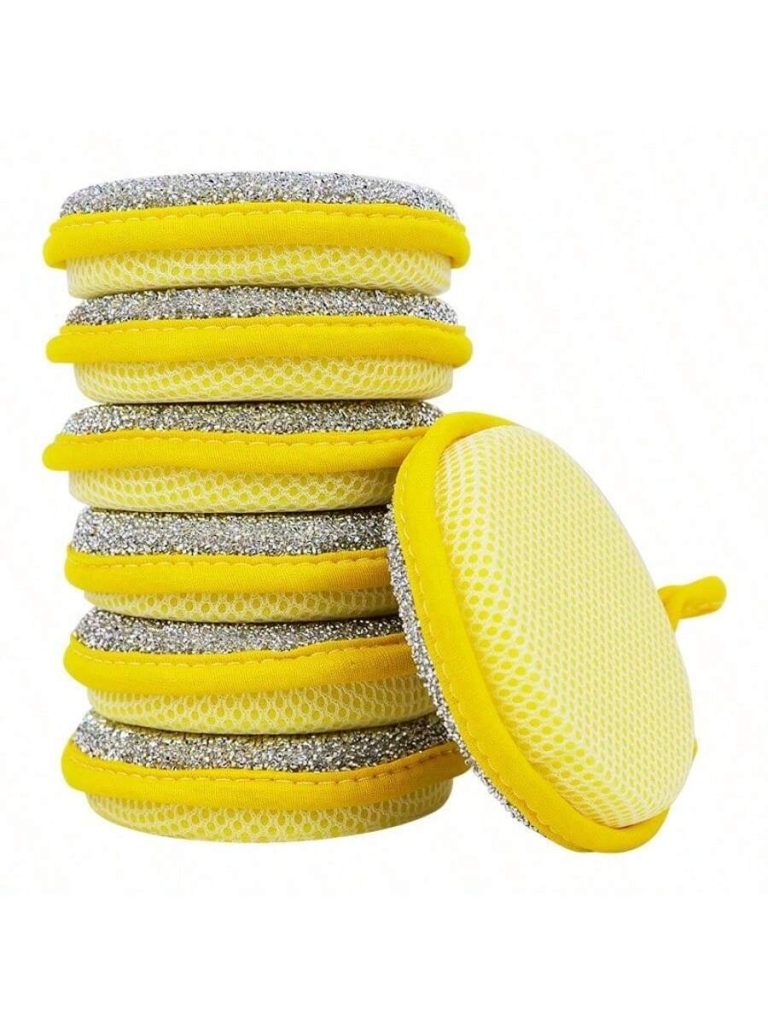 10 Pack Double-Sided Sponge Kitchen Dishwasher Sponge Brush - Image 3