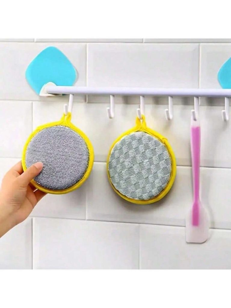 10 Pack Double-Sided Sponge Kitchen Dishwasher Sponge Brush - Image 5