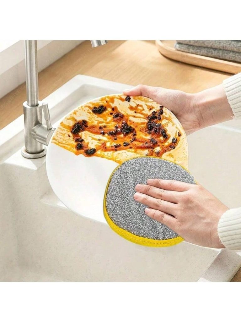 10 Pack Double-Sided Sponge Kitchen Dishwasher Sponge Brush - Image 7