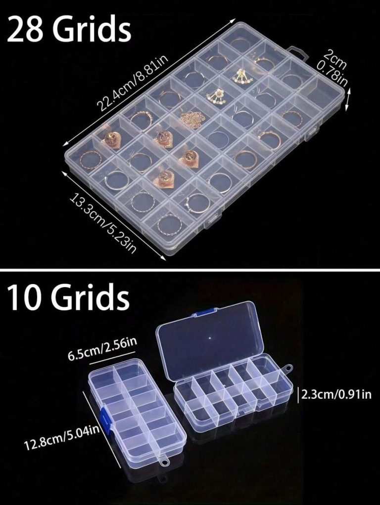1pc Multi-Purpose Transparent Box Plastic Empty Storage Box, Used For Storing Earrings, Rings, Jewelry, Nail Art, Nail Tools, Nail Accessories, Jewelry Decoration And Storage. Gifts For Women Sun Travel Cool Back To School - Image 6