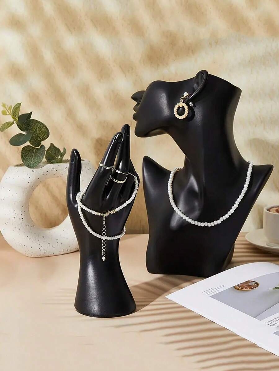 1pc Human Body Model Bracelet, Glove, Ring, Bracelet Jewelry Display Stand, Suitable For Cosmetics, Desk, And Accessories Storage For Women Storage Organizer Travel Essentials Gift Back To School - Image 4