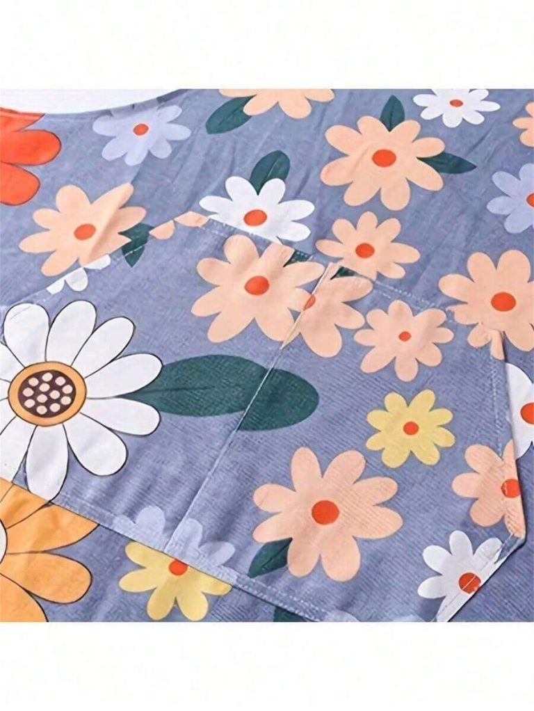 Kitchen Items 1pc Waterproof Floral Print Apron For Gardening And Cooking - Oil-Proof ,Kitchen,Bathroom,Home,Household Suppliers - Image 6