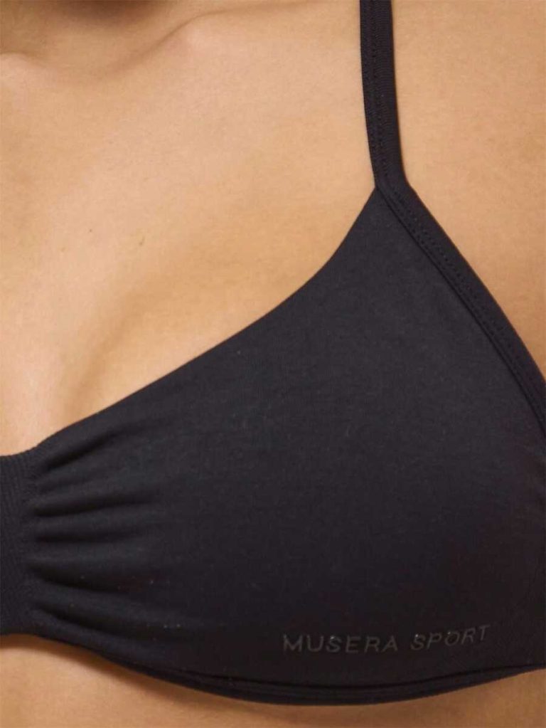 Musera Sport Solid Ruched Bust Open Back Halter Sports Bra , Active Comfy Workout Gym Running Run Clubpadel, Tennis, Pickleball - Image 43