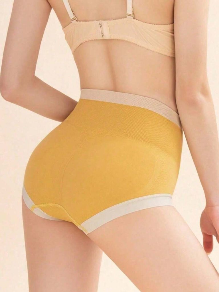 6pcs Women's Seamless High Waist Triangle Panties, Assorted Colors - Image 11