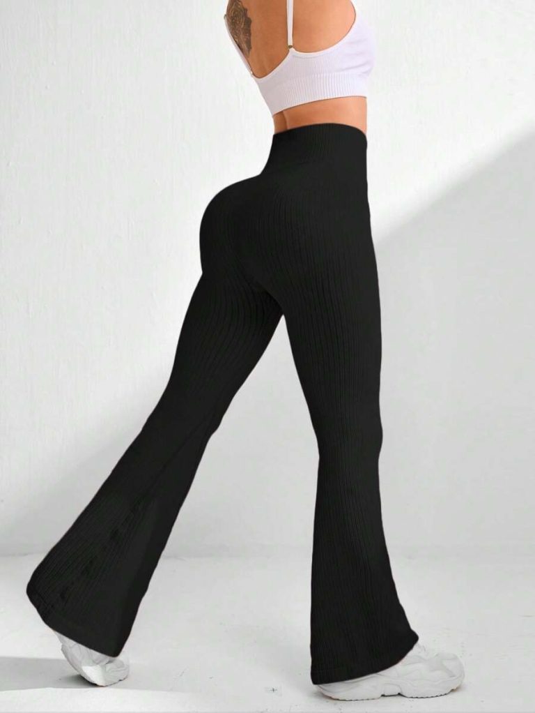 Studio SHEIN Sport 2pcs Seamless Sports Yoga Leggings Workout Leggings Ribbed Leggings Yoga Pants Ribbed Knit Leggings Wide Leg Leggings Knitted Leggings Flare Leggings Ribbed Wide Leg Leggings Flare Ribbed Leggings Leg Warmers Women Slouch Socks Women Thigh High Socks - Image 22
