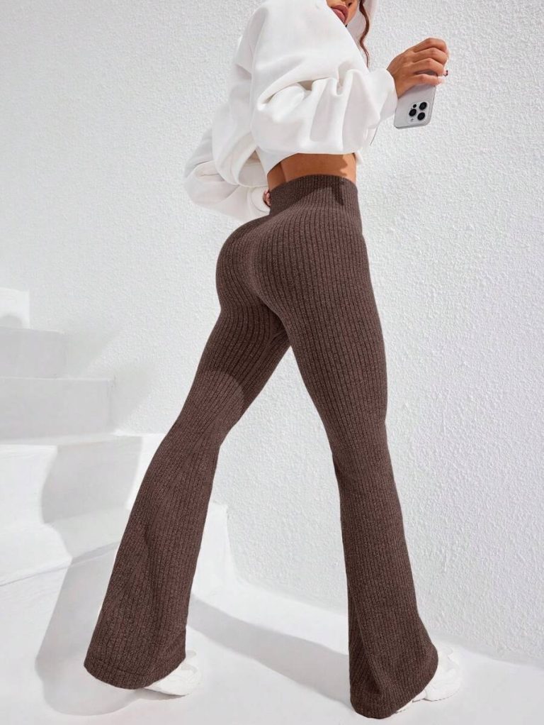 Studio SHEIN Sport 2pcs Seamless Sports Yoga Leggings Workout Leggings Ribbed Leggings Yoga Pants Ribbed Knit Leggings Wide Leg Leggings Knitted Leggings Flare Leggings Ribbed Wide Leg Leggings Flare Ribbed Leggings Leg Warmers Women Slouch Socks Women Thigh High Socks - Image 28